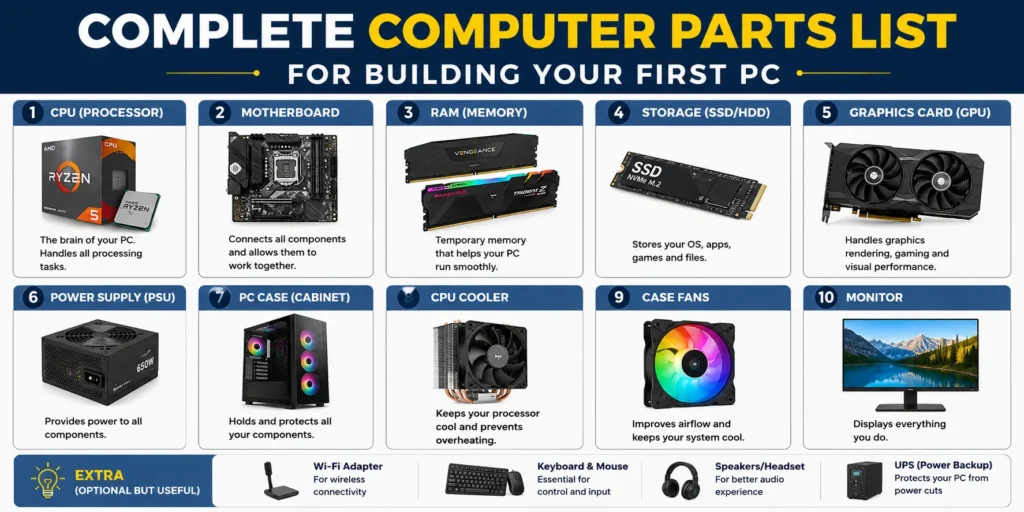 Computer Parts List